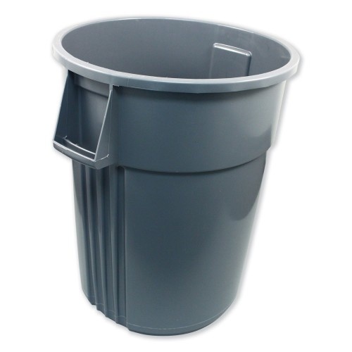 Impact Gator Plus Container, 55 Gal, Plastic, Gray