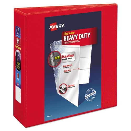 Avery Heavy-Duty View Binder with DuraHinge and Locking One Touch EZD Rings