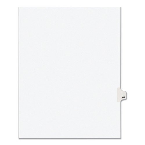 Preprinted Legal Exhibit Side Tab Index Dividers, Avery Style, 10-Tab