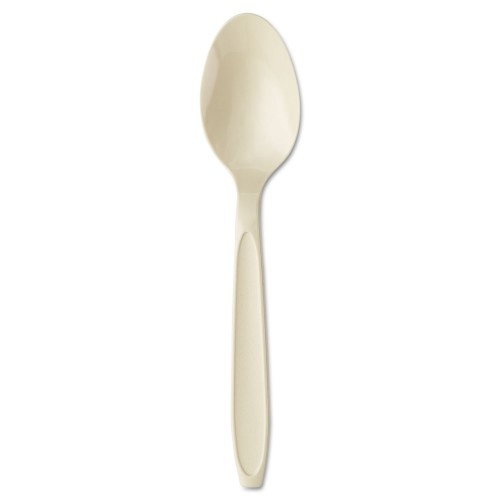 Solo Reliance Mediumweight Cutlery Teaspoon, Champagne, Bulk, 1,000/Carton