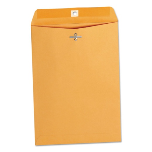 Universal Kraft Clasp Envelope, #75, Square Flap, Clasp/Gummed Closure, 7.5 X 10.5, Brown Kraft, 100/Box