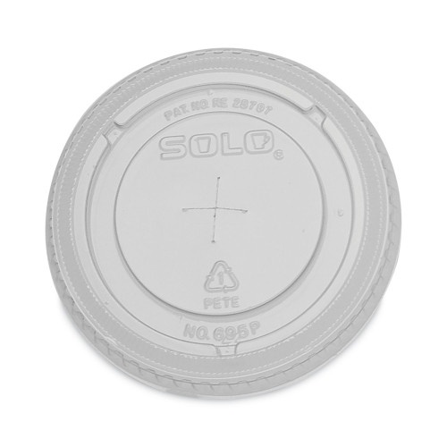 Solo Dart Plastic Cold Cup Lids, Fits 12 oz to 14 oz Cups, Clear, 1,000/Carton