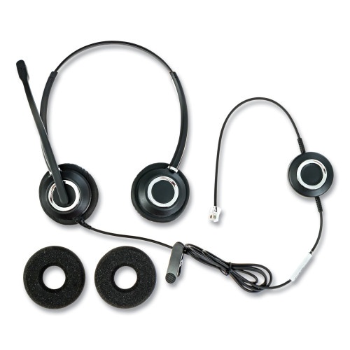 Spracht ZuM Binaural Over The Head Headset, Black