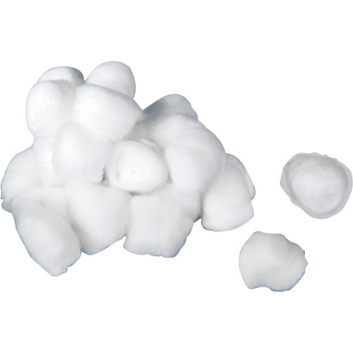 Medline Nonsterile Cotton Balls - 100% Cotton, Latex-Free, Absorbent