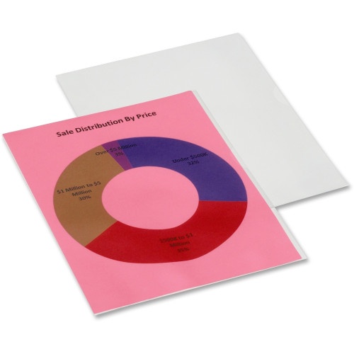 Skilcraft Heavy-Weight Transparent Project Folders (751001)