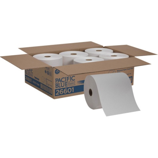 Georgia Pacific Professional Pacific Blue Basic Nonperforated Paper Towel Rolls