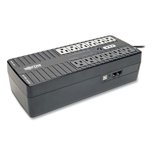 Tripp Lite ECO750UPS Eco Series Energy-Saving Standby UPS with USB, 12 Outlets, 750 VA, 420 J