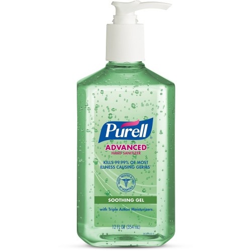 Purell Hand Sanitizer Gel - Advanced Soothing Gel Kills 99.99% of Germs