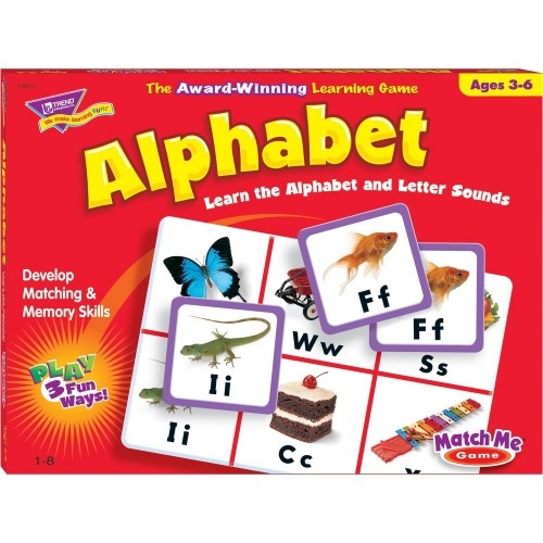 Trend Match Me Alphabet Learning Game - Educational Board Game for Kids