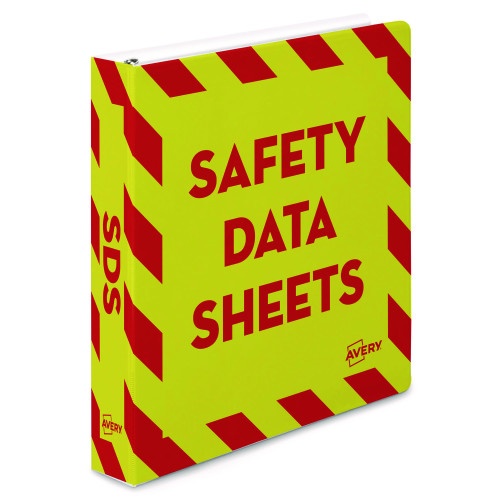 Avery Heavy-Duty Preprinted Safety Data Sheet Binder