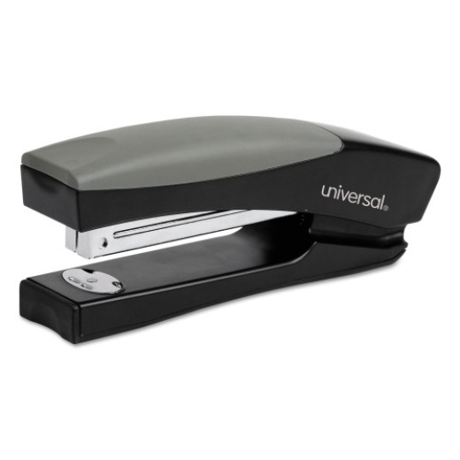 Universal Stand-Up Full Strip Stapler, 20-Sheet Capacity, Black/Gray