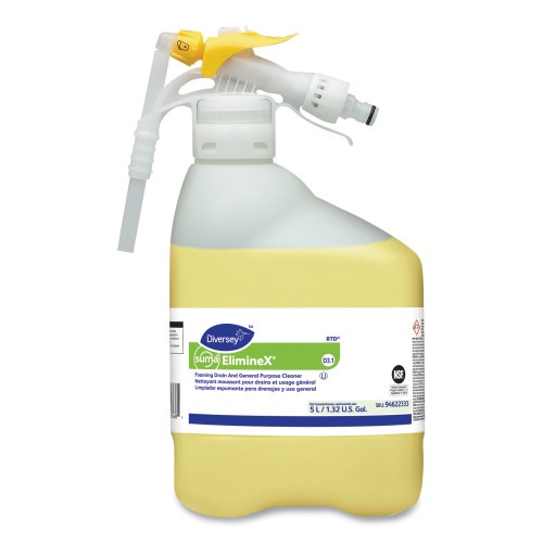 Diversey Suma Eliminex D3.1, Liquid, 5 l - Effective Drain Cleaner