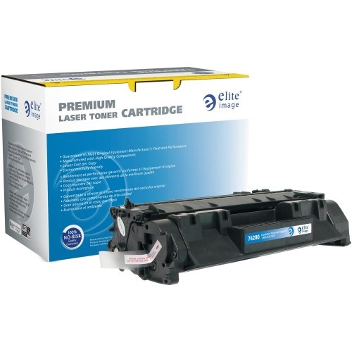 Elite Image Remanufactured Extended Yield Laser Toner Cartridge - Alternative for HP 05A - Black - 1 Each