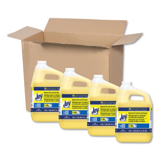 Joy Dishwashing Liquid, Lemon Scent, One Gallon Bottle, 4/Carton