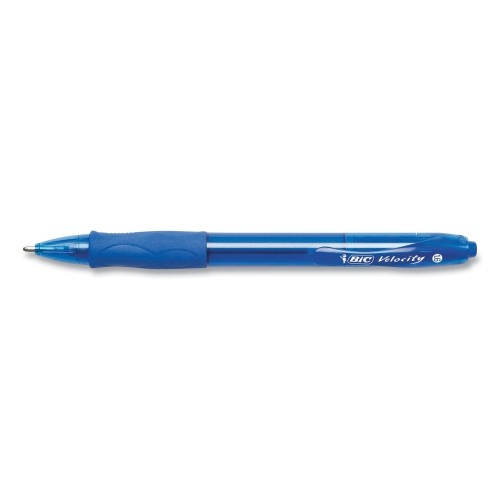 BIC Glide Bold Ballpoint Pen, Retractable, Bold 1.6 Mm, Blue Ink, Translucent Blue Barrel, 4/Pack
