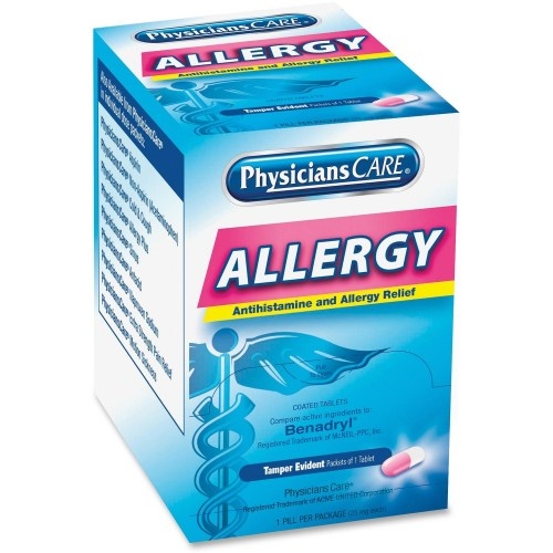 Physicianscare Allergy Relief Tablets - Fast and Effective Relief from Upper Respiratory Allergies