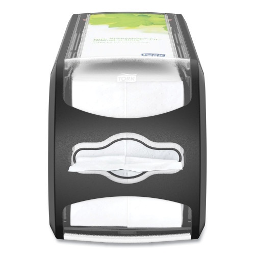 Tork Xpressnap Fit Napkin Dispenser, Countertop, Black