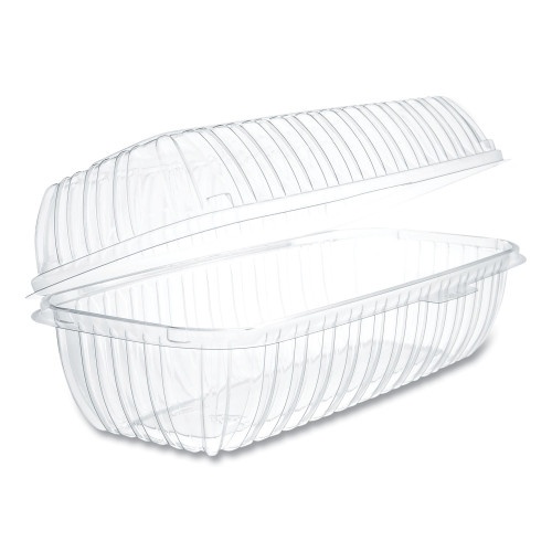 Dart Showtime Clear Hinged Containers - Hoagie Container, 29.9 Oz