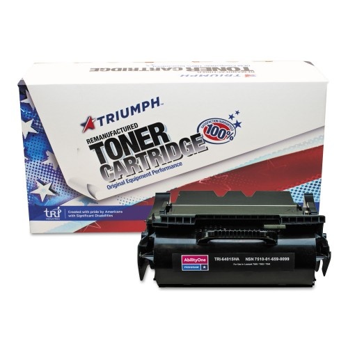 Abilityone 751001 Remanufactured 64015HA High-Yield Toner Black