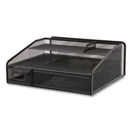 Tru Red Six Compartment Wire Mesh Accessory Holder