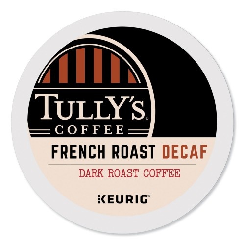 Tully's Coffee French Roast Decaf Coffee K-Cups, 24/Box