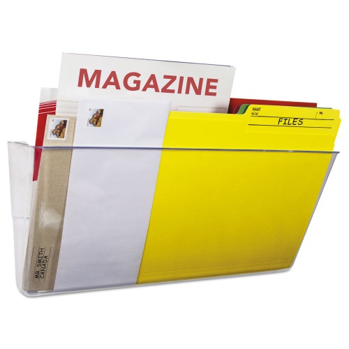 Storex Wall File, Legal Size, 16" X 4" X 7", Clear