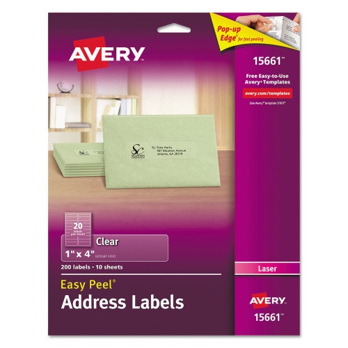 Universal White Labels for Inkjet/Laser Printers