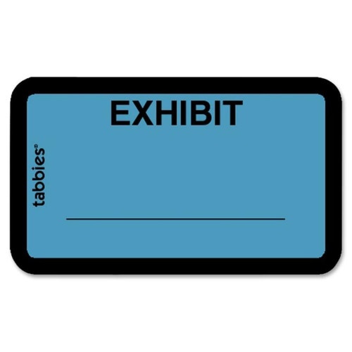 Tabbies Color-Coded Legal Exhibit Labels