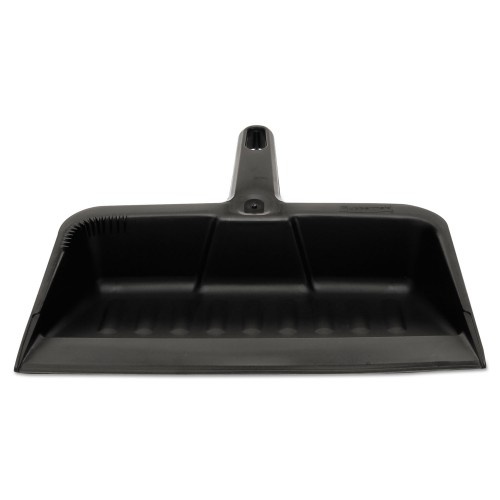 Rubbermaid Commercial Heavy-Duty Dustpan, 8.25 x 12.25, Polypropylene, Charcoal