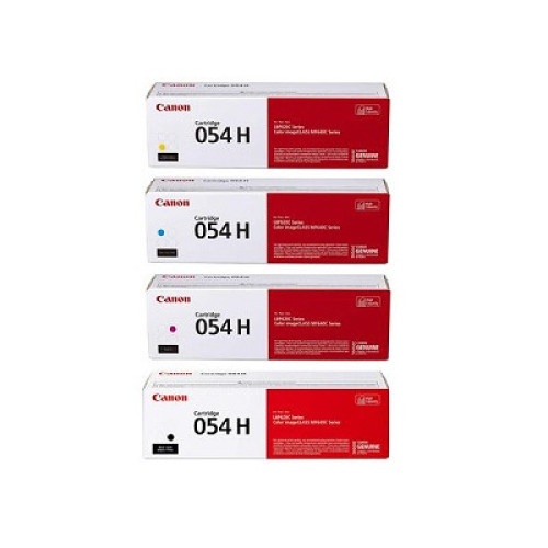 Canon 054H-SET High-Yield Toner Cartridge Set for Laser Printer