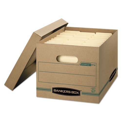 Bankers Box Stor/File Basic-Duty Storage Boxes - Letter/Legal Files, 12.5" x 16.25" x 10.5"