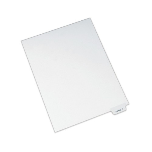 Avery-Style Preprinted Legal Bottom Tab Dividers, 26-Tab, Exhibit T, 11 x 8.5, White, 25/Pack