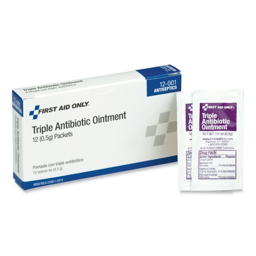 PhysiciansCare First Aid Kit Refill Triple Antibiotic Ointment