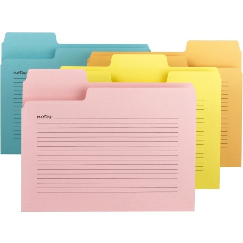 Smead Supertab 1/3 Tab Cut Letter Recycled Top Tab File Folder