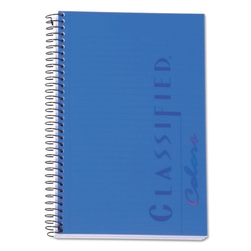 TOPS Color Notebooks, 1-Subject, Narrow Rule, Indigo Blue Cover, 8.5 X 5.5 White Sheets