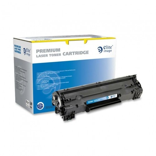 Elite Image Remanufactured Laser Toner Cartridge - Alternative for HP 35A (Black, 1 Each)