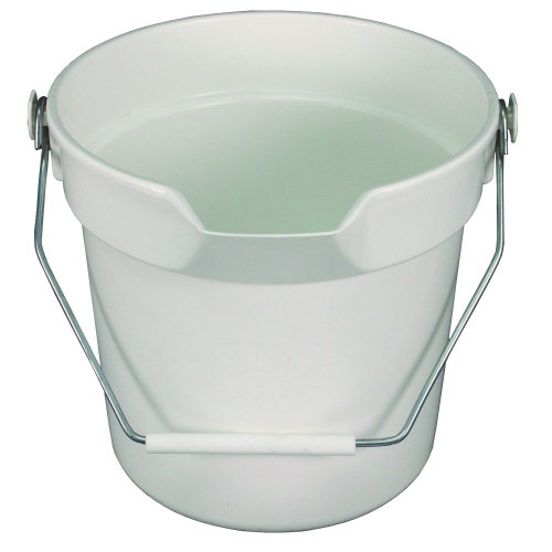Impact Deluxe Heavy-Duty Bucket, 10 Qt, Polypropylene, Gray