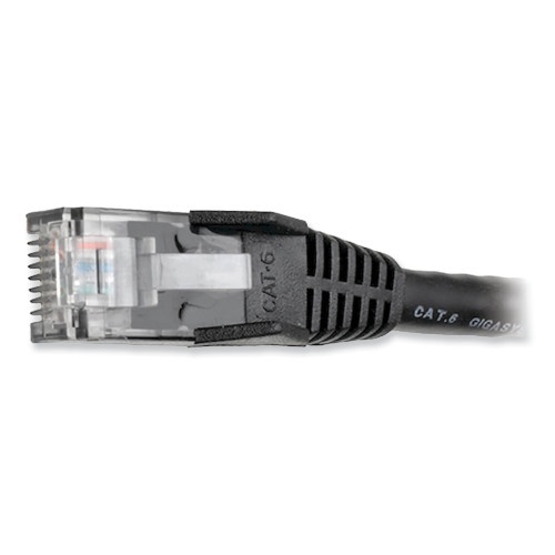 Tripp Lite Cat6 Gigabit Snagless Molded Patch Cable, 7 Ft, Black