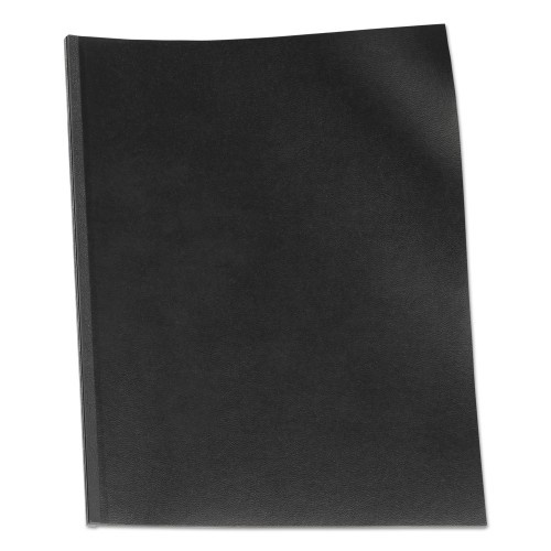GBC Velobind Presentation Covers - Black, 11 x 8.5, Punched & Scored, 50/Pack