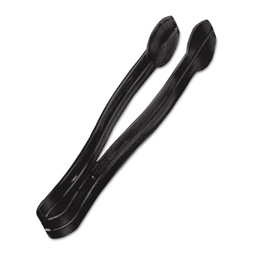 Wna Plastic Tongs, 9 Inches, Black, 48/Case