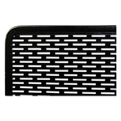 Artistic Urban Collection Punched Metal Letter Tray, 1 Section, Letter Size Files, 10" x 13.75" x 3.5", Black