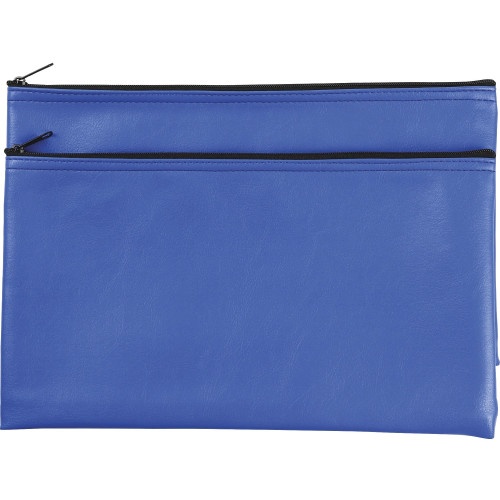 Sparco Carrying Case Cash, Check, Receipt, Office Supplies - Blue