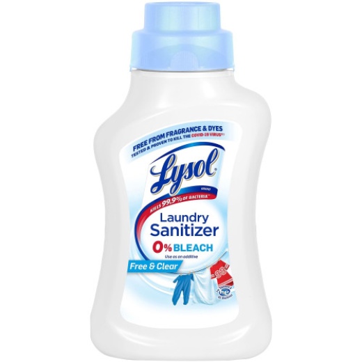 Lysol® Liquid Laundry Sanitizer, Linen Scent, 41 Oz. Bottle