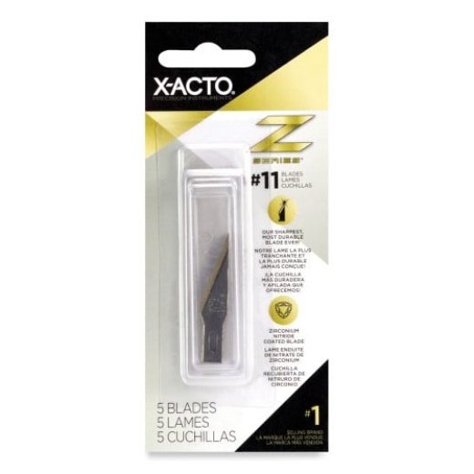 X-Acto Z Series #11 Replacement Blades, 5/Pack