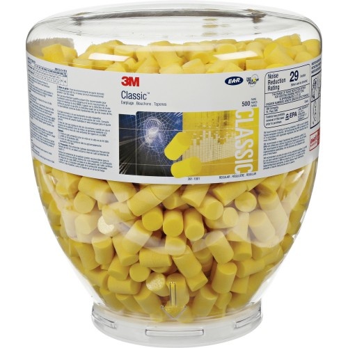 3M E-A-R Classic Earplugs - Medium Size, Yellow