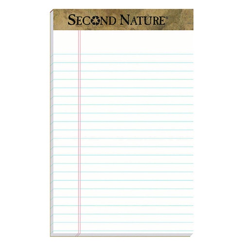TOPS Second Nature Recycled Ruled Pads