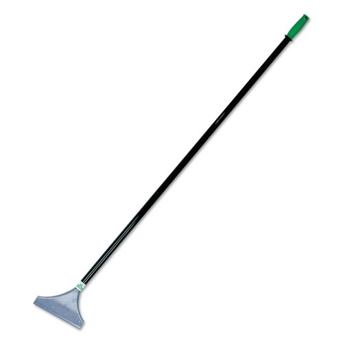 Unger Heavy-Duty Floor Scraper - 8" Blade, 5 Ft Handle, Zinc Alloy Head