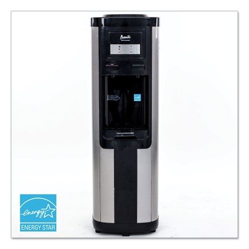 Avanti Hot and Cold Water Dispenser, 3-5 Gal, Stainless Steel