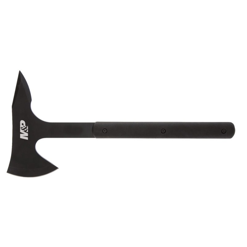 15.5" Overall. 7.5" Black Finish Stainless Axe Head With 3.75" Cutting