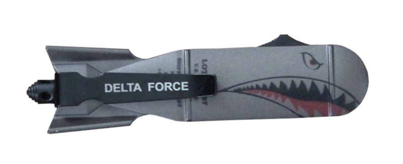 Delta Force Da-Bomb Otf Dagger Automatic Knife Gray (3" Two-Tone)